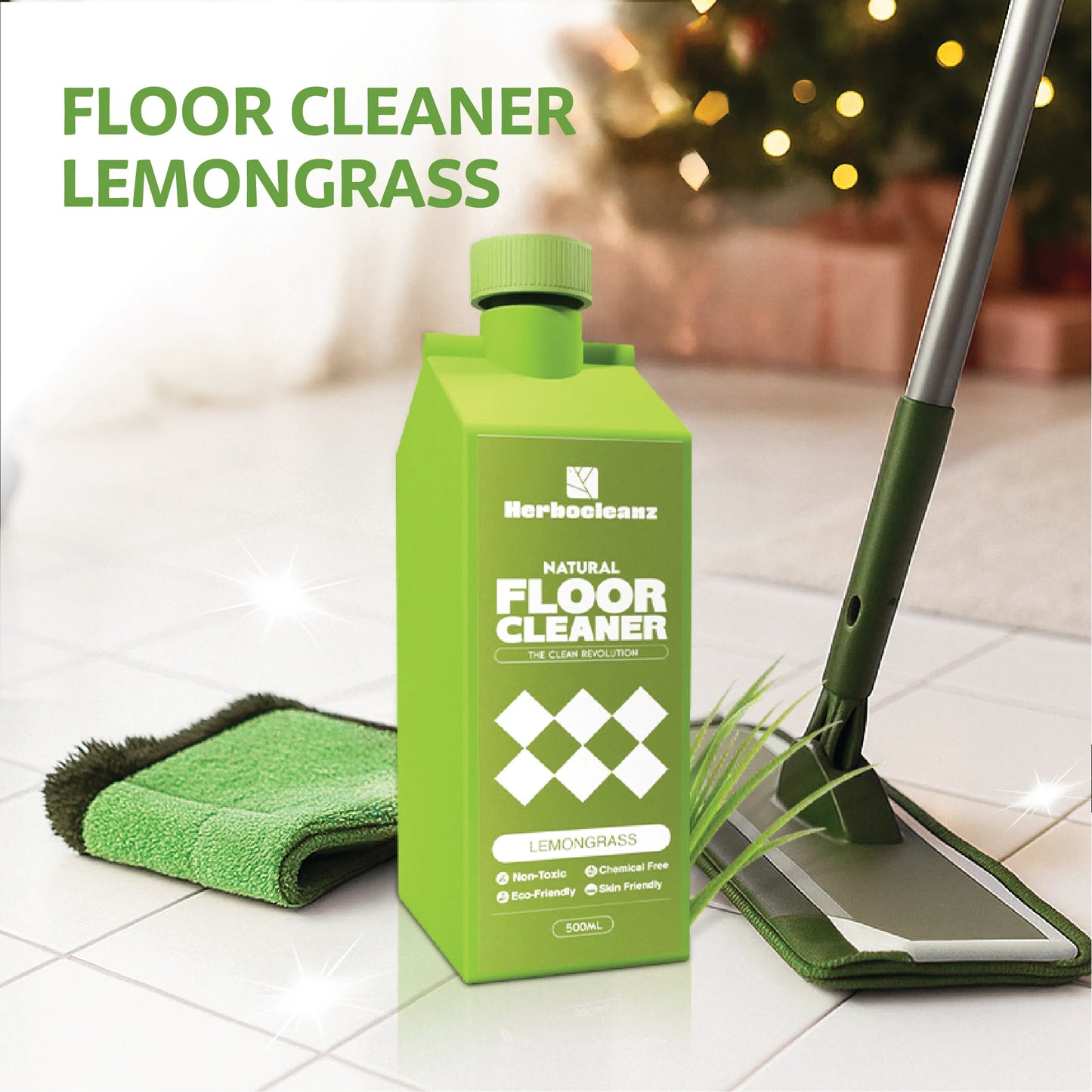 Natural Floor Cleaner – Lemongrass