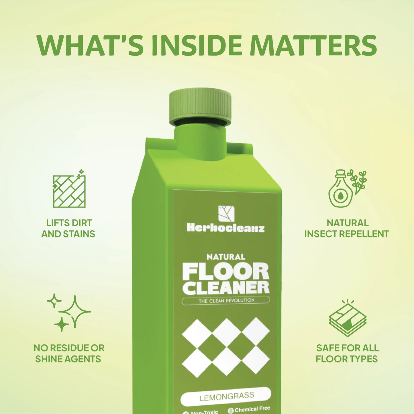 Natural Floor Cleaner – Lemongrass