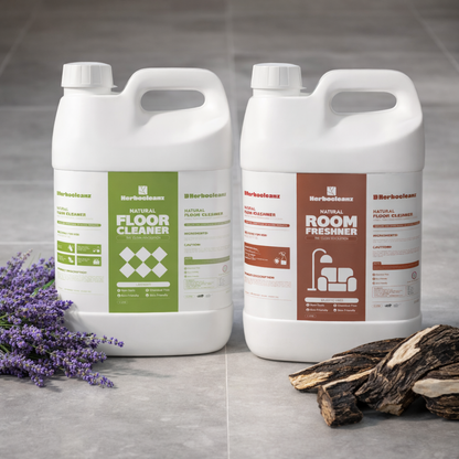 Natural Floor Cleaner & Mystic Aura Room Freshener Combo