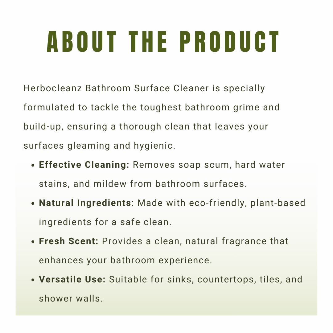 Natural Bathroom & Tile Cleaner