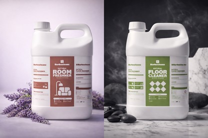Natural Floor Cleaner & Mystic Aura Room Freshener Combo
