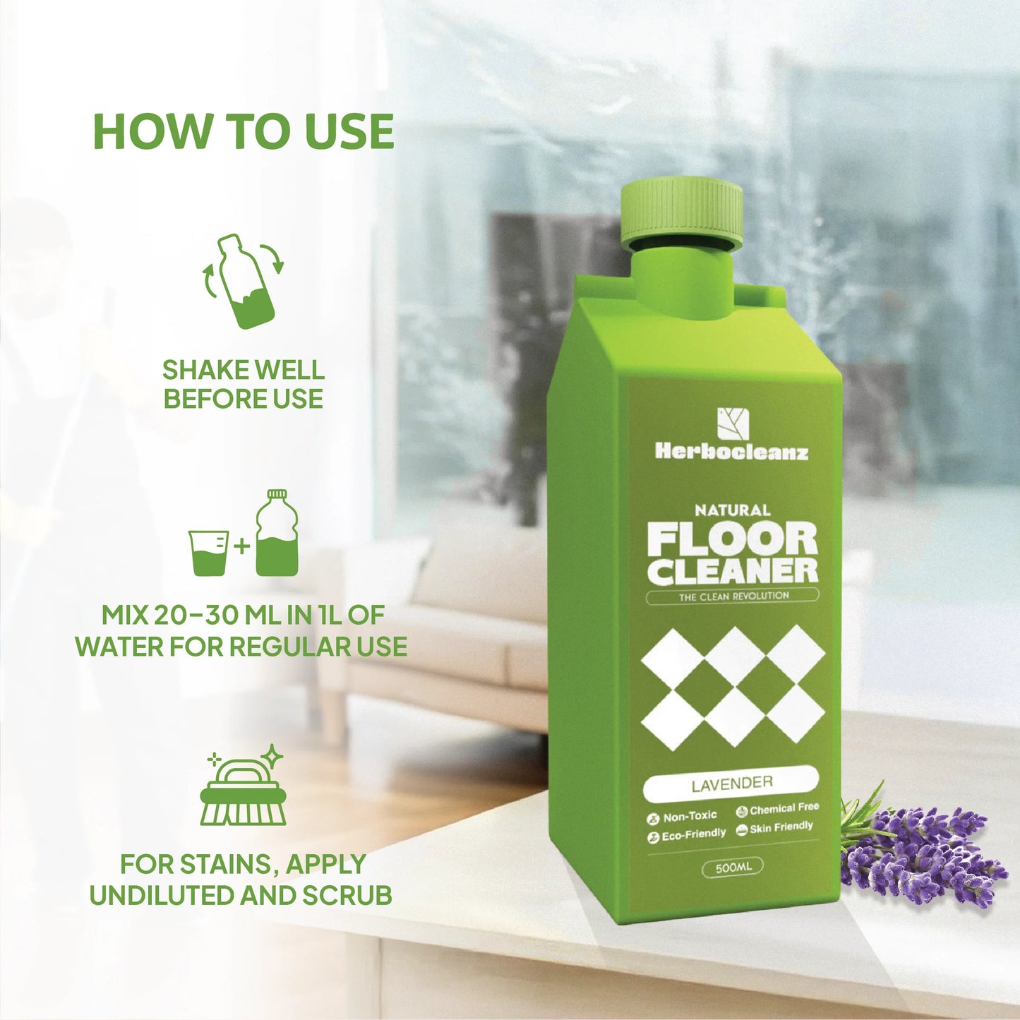 Natural Floor Cleaner – Lavender