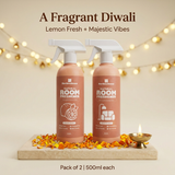 Lemon Fresh and Majestic Vibes 500ml Diwali pack of 2