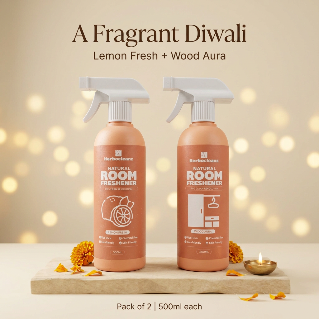 Lemon Fresh and Wood Aura 500ml Diwali pack of 2