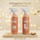 Majestic Vibes and Wood Aura 500ml Diwali pack of 2