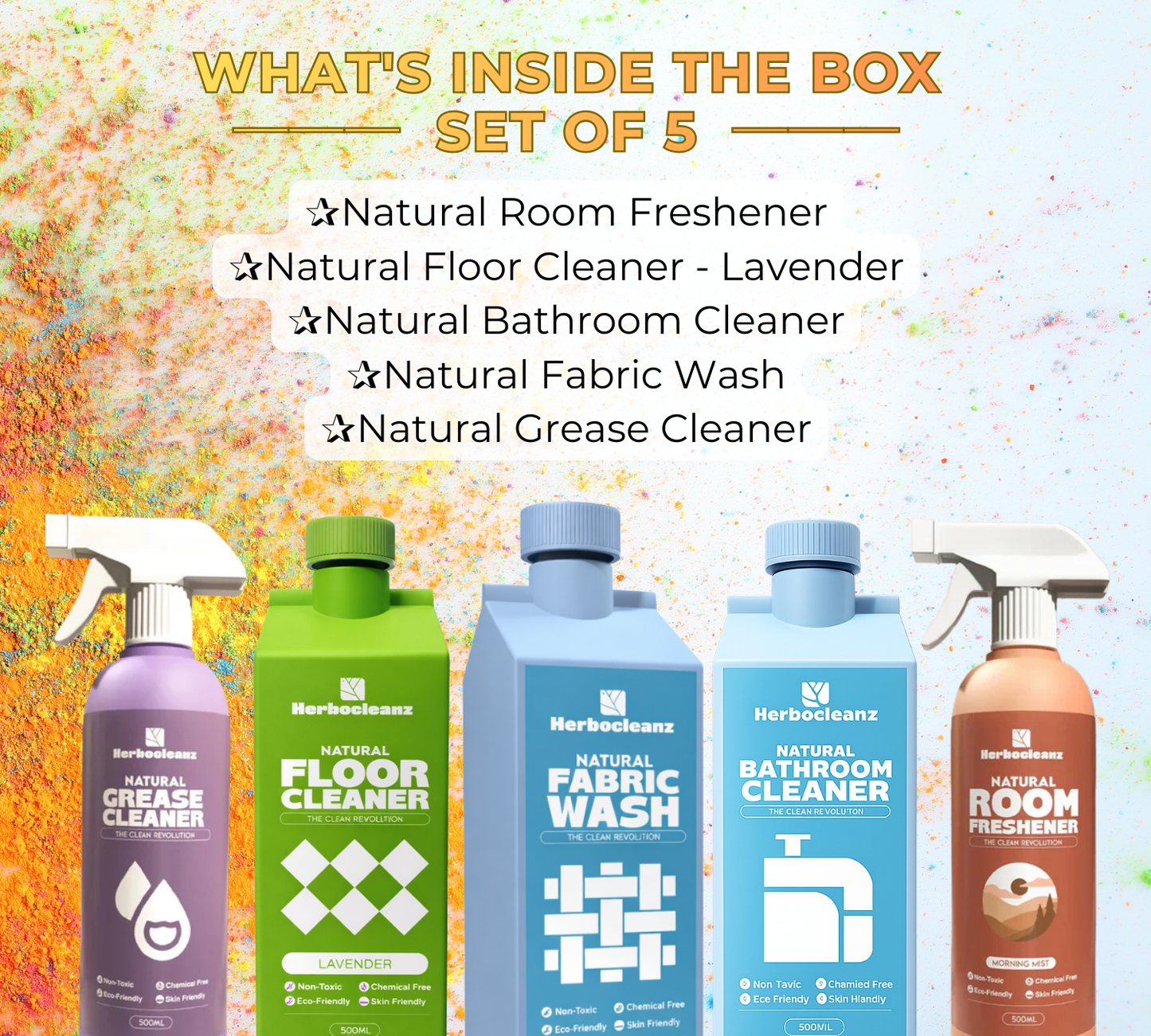 Herbocleanz Holi Combo Kit